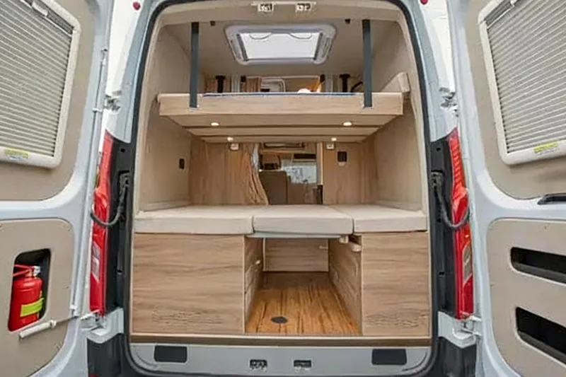 Foldable Bed in the Vehicle